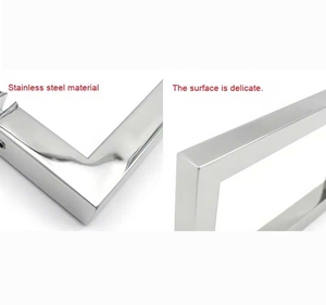 Manija Empotrada de Acero Inoxidable para Puerta Doble de Vidrio, Diseño Moderno y Resistente, Fácil de Instalar, para Villas Comerciales - Product Image 3