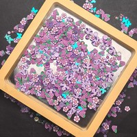 500g polymère chaud argile douce tranches raisin coquillages fleurs Kiwi argile Fruits arrose Nail Art Klei boue particules Slime garnitures