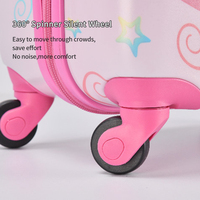 Valise Bagage 2 Pièces Set Enfants Enfants Léger Voyage Trolley Valise Bagage Sac PC PP ABS Valise Ensemble