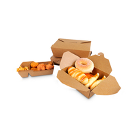 Boîtes de poulet en papier kraft écologiques: emballage de qualité supérieure pour vos frites juteuses de poulet délicieux contenants à emporter