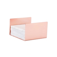 Plateau à tasses et sous-tasses à thé et à café, nouveaux Design uniques, plateau en pierre de marbre, ensemble de tasses avec support en métal, dessous de plat en Agate de luxe