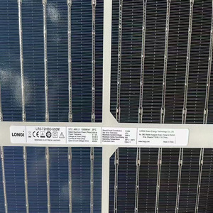 แผงโซลาร์เซลล์โมโนคริสตัลไลน์ Longi 550W 182 มม. แบบฮาล์ฟเซลล์ กระจกสองชั้น - Product Image 3