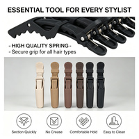 Pinces de sectionnement pour salon de coiffure, pinces crocodiles pour extensions et coiffage, barrettes pour la coiffure