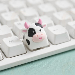 Personalizzabile a forma di mucca in resina Keycap professionale personalizzato Keycap fornitore per MX Keycap - Product Image 2