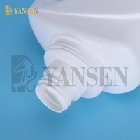 Bouteille de détergent à lessive en plastique HDPE YANSEN 1000 ml, couleur personnalisée, bouchon à vis, OEM/ODM, conteneur de détergent liquide imprimé à l'écran