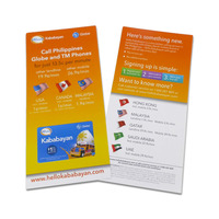 Flyer d'impression offset personnalisé en vrac A3 A4 A5 dépliant de prospectus Brochure à trois volets