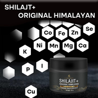 Résine de Shilajit Pur de l'Himalaya OEM Personnalisée, Complément Alimentaire 50g 600mg, Résine de Shilajit 100% Pure