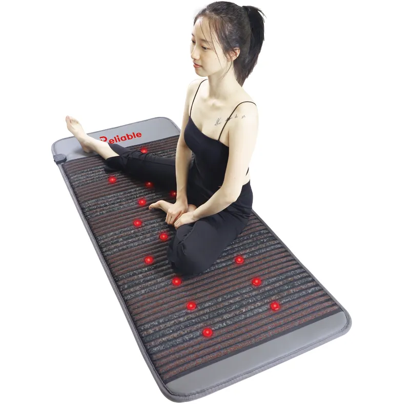 Güvenilir kızılötesi yeşim masaj yatağı pemf manyetik terapi mat foton mat biyofoton mat