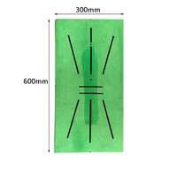 Tapis de golf à impact de détection de chemin de balançoire de qualité supérieure Entraîneur d'entraînement de frappe Aide au golf intérieure et extérieure Tapis d'entraînement de golf
