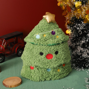 Boîte de rangement de Noël pour cadeaux, jouets en peluche, Père Noël, Bonhomme de neige, Arbre de Noël, Bonhomme en pain d'épices, animaux en peluche, peluches douces de Noël - Product Image 4