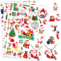 Cartoon Kerst Duurzame Pvc Stickers Textiel Wenskaarten Kinderspeelgoed En Prijzen