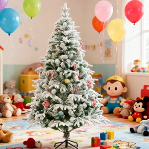 Thân thiện với môi trường Bền tia cực tím-proof nhân tạo cây Giáng sinh mô phỏng kết cấu tuyết phủ cây Giáng sinh - Product Image 6