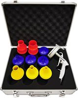 Kit de nettoyage de tuyaux pneumatiques avec entonnoirs en caoutchouc, lanceur de balles éponge à air comprimé pour l'entretien des flexibles industriels
