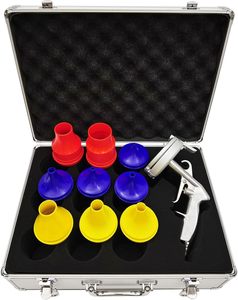 Kit de nettoyage de tuyaux pneumatiques avec entonnoirs en caoutchouc, lanceur de balles éponge à air comprimé pour l'entretien des flexibles industriels - Product Image 2