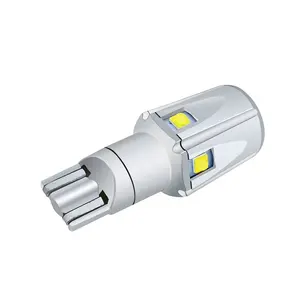 T10 H4 XBD LED 194 W5W LED 10-30V AC luz LED de coche en cubierta de aluminio de coche con lente superior