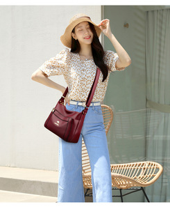 กระเป๋าถือสุดหรู จุของได้เยอะ ดีไซน์เรียบง่าย แฟชั่นใหม่ กระเป๋าถือผู้หญิง PU  กระเป๋าสะพายไหล่ กระเป๋าสะพายข้าง - Product Image 2