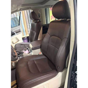 ชุดหุ้มเบาะรถยนต์หนังไมโครไฟเบอร์อย่างดีแบบ OEM สำหรับรถยนต์แลนด์ครุยเซอร์ ปราโด LC200 LC300 LC350 5 ที่นั่ง พร้อมช่องใส่ถุงลมนิรภัย - Product Image 2