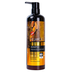 Private Label Customized Brand Silky Smooth Hair Care 900ML Anti-Hair Fall Renewal Argan Oil <b>Shampoo</b> - Product Image 1