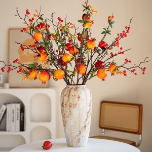 <span class=keywords><strong>Ramas</strong></span> <span class=keywords><strong>de</strong></span> Árbol <span class=keywords><strong>de</strong></span> Granada <span class=keywords><strong>con</strong></span> Flores Artificiales, Adornos <span class=keywords><strong>de</strong></span> Frutas Artificiales, Decoraciones <span class=keywords><strong>de</strong></span> <span class=keywords><strong>Mesa</strong></span> para Interiores/Exteriores, para Sala <span class=keywords><strong>de</strong></span> Estar - Product Image 3