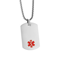 Collier en métal gravé au laser personnalisé, plaque d'identification pour animaux de compagnie vierge personnalisable, pendentif en acier inoxydable pour chien avec logo