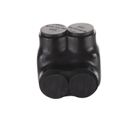 Connecteurs multi-prises isolés UL QMS-S250-2 à entrée simple face, connecteurs de câbles électriques noirs UL NON-UL