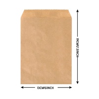 Sacs en papier kraft marron imprimables avec logo pour livraison de snacks, sacs cadeaux pour mariage, anniversaire, baby shower, sacs à dessert, bonbons et plats à emporter
