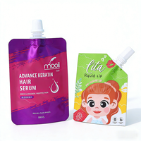 Sachets à bec verseur personnalisés Haodong pour cosmétiques, échantillons de recharge imprimés, sachets de lotion et de crème solaire pour produits cosmétiques