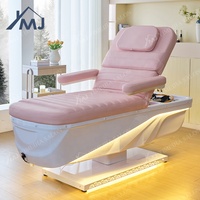 Lit de salon électrique pour lavage de cheveux, shampooing, traitement facial, lit pour cils, lit de spa japonais pour la tête