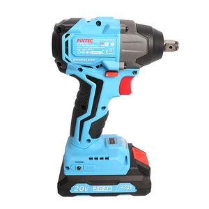 FIXTEC Outils électriques robustes 2-en-1 Ensembles de clés à chocs sans fil Outils de réparation automobile 1/2 "+ 1/4" Kit d'outils électriques à douille Combo - Product Image 6