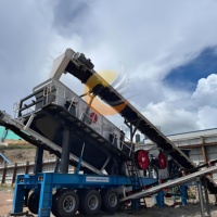 Мобильная дробилка для камня 4-в-1 для дробильных комплексов