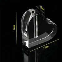 Présentoir central coulissant élégant en acrylique transparent, anti-rouille et anti-UV, pour roses, personnalisé par le fabricant, de luxe, moderne et écologique