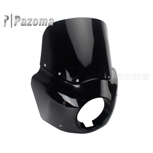 Carénage de phare de moto avec support pour Harley <span class=keywords><strong>Dyna</strong></span> 2006-2017 pour Harley <span class=keywords><strong>Dyna</strong></span> Wide Glide FXDWG pour 87-1999 FXR avec rehausseur - Product Image 5