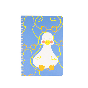 عينة مجانية اليابانية حار بيع العودة إلى المدرسة القرطاسية للأطفال هدية A5 الإبداعية الحيوان الطباعة لفائف دوامة دفتر - Product Image 4