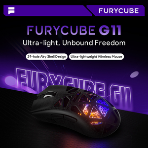 G11 Chuột Không Dây 3-Chế Độ 12000Dpi 1000Hz 2.4GHz Bt Ánh Sáng Trọng Lượng Chuột RGB Paw3311office Chuột Chơi Game Tùy Chỉnh PC Phụ Kiện Quà Tặng - Product Image 2