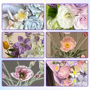 MatteFlower Stamens Lot en vrac de 360 pièces de pistils réalistes pour fleurs artificielles DIY, artisanat avec fil de fer et arrangements floraux - Product Image 3
