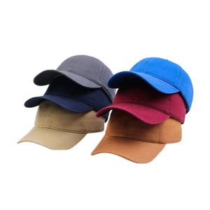 Gorra de béisbol de algodón puro 2025 para hombres y mujeres, sombrero informal con ala curva para el sol, gorra de pato con cara de estilo coreano, logotipo para primavera y verano - Product Image 3