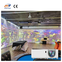 Projecteur mural à Projection holographique 3d immersive populaire 360 pour musée de restaurant de studio de yoga