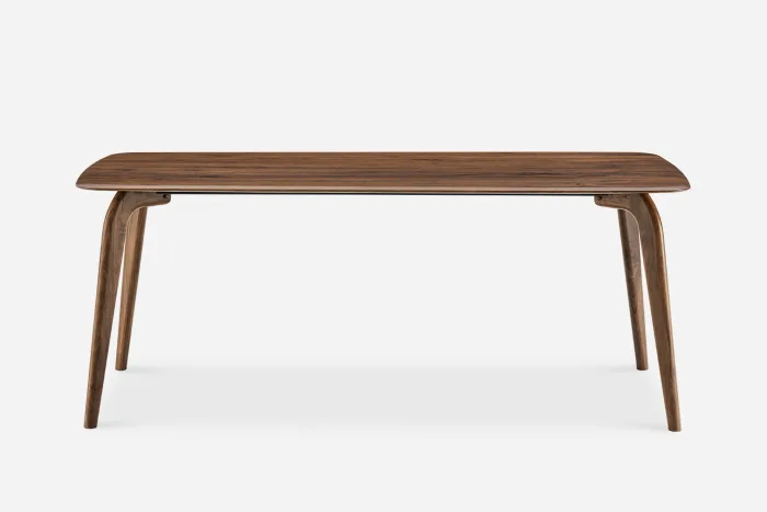 Hot Selling Home Furniture High Quality New Design Set Patio Solid Wooden Walnut Dining Table 4 Seater for Party Dinner