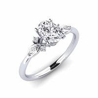 CHANG LAI fiançailles mariage carré laboratoire anneaux 55 or jaune 18k Couple vrai diamant 5925 fiançailles bague en argent diamant