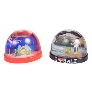 Globo di Neve in Plastica <span class=keywords><strong>con</strong></span> Città in Miniatura, Souvenir Turistico <span class=keywords><strong>con</strong></span> Liquido e Statuette 3D Personalizzate: Torre Eiffel, Statua della Libertà - Product Image 3