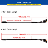 EBike Julet 1T4 1T5 connecteur de câble étanche 8Pin 9Pin câbles de moteur de vélo électrique affichage d'accélérateur Ebrake pour accessoire de vélo électrique