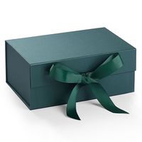 Scatola Rigida Pieghevole di Lusso a Forma di Libro, Inserto in Schiuma, Chiusura Magnetica, Riutilizzabile e Impermeabile |   Confezione Regalo Ecologica