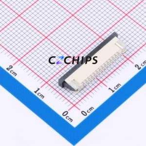 CAX-AFA07-14SCB-H2.5 FFC/FPC Connector SMD,P=1mm,Horizontal Mount Connector Drawer Type Top Contact 14P 1mm - Product Image 2