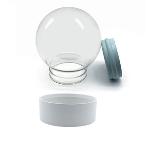 Kits de globe à neige vide avec dôme en verre - Product Image 1