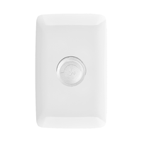 Interrupteurs de plafond et muraux JUBEN en matériau PC, variateurs de vitesse, accessoires électriques, prises - Blanc 16A 250V