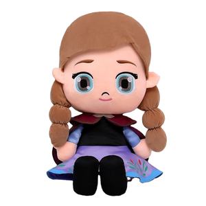 Glace et neige <span class=keywords><strong>Romance</strong></span> princesse Elsa et Anna peluche Kawaii fille poupées avec robe peluche princesse poupée jouets en peluche pour mariage - Product Image 6