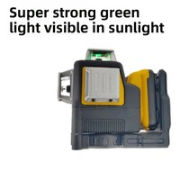 Niveau laser vert haute précision pour usage extérieur, niveau infrarouge haute luminosité pour application de décalcomanies murales DIY
