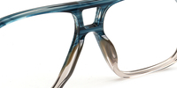 Lunettes de vue en acétate à double pont irrégulier MA76 à la mode Lunettes optiques à monture tortue pour femmes Lunettes de prescription transparentes