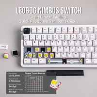 Clavier mécanique en aluminium Leobog Hi86, disposition 86 touches, sans fil tri-mode, amortissement sonore interne à cinq couches, grande autonomie de la batterie