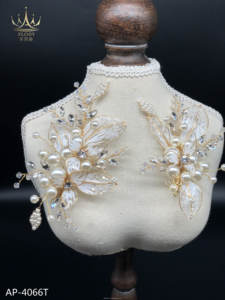 Vendita calda all'ingrosso della fabbrica di gioielli personalizzati in pietra di cristallo accessori per abiti da sposa di lusso corona da sposa accessori per capelli - Product Image 5